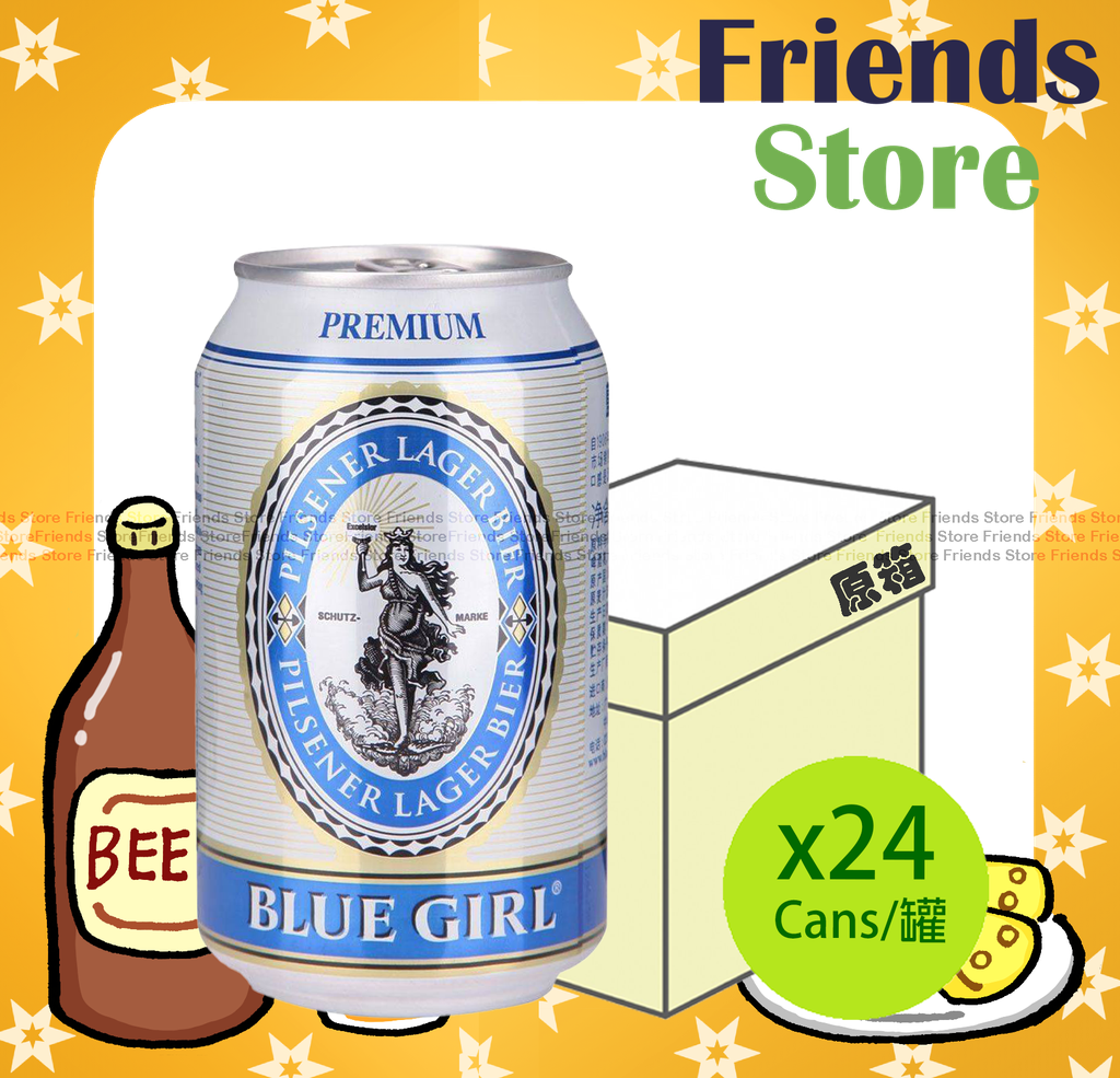 藍妹 - [原箱] 罐裝啤酒飲品 (330毫升 X 24)