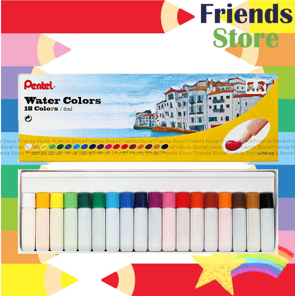 Pentel - Water Colors (18 Colors)   HTP-18