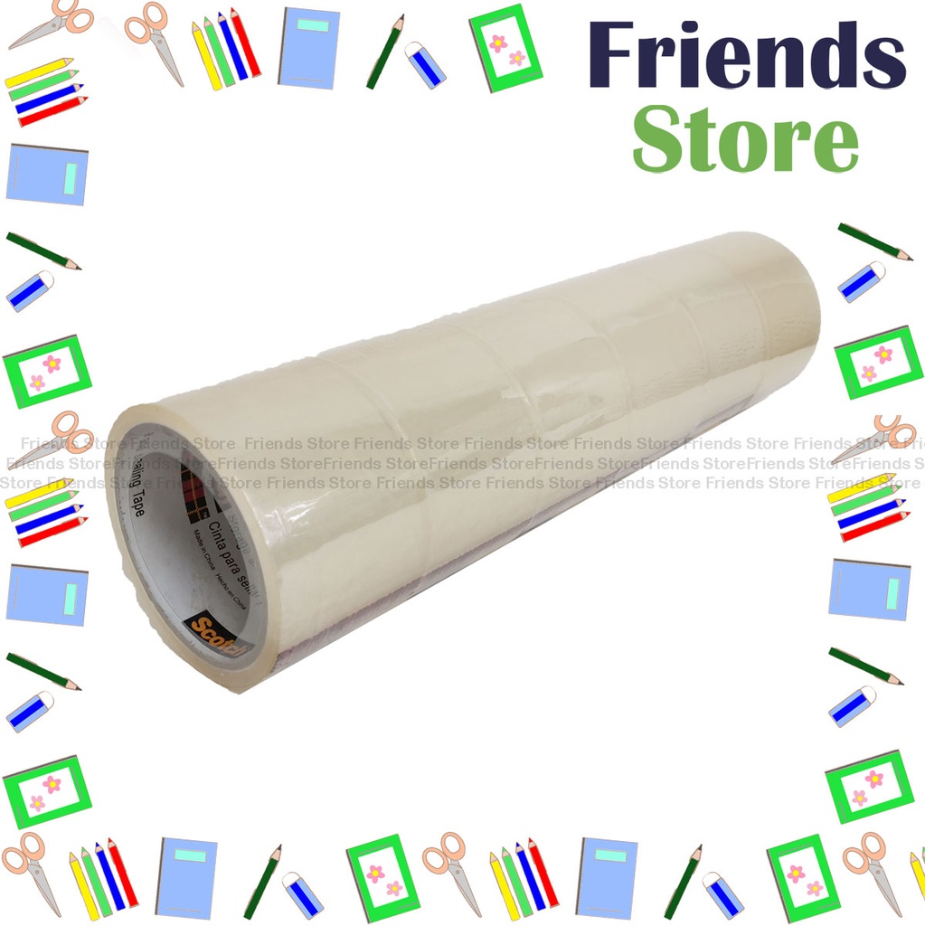 3M - Box Sealing Tape 60mm X 30m (Clear) 3609-C