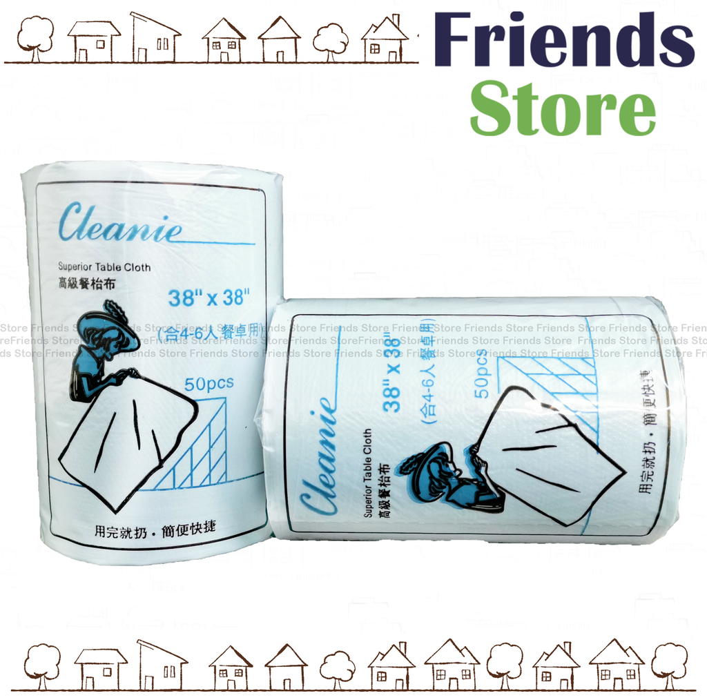 Cleanie - Superior table cloth (38" X 38") X 2