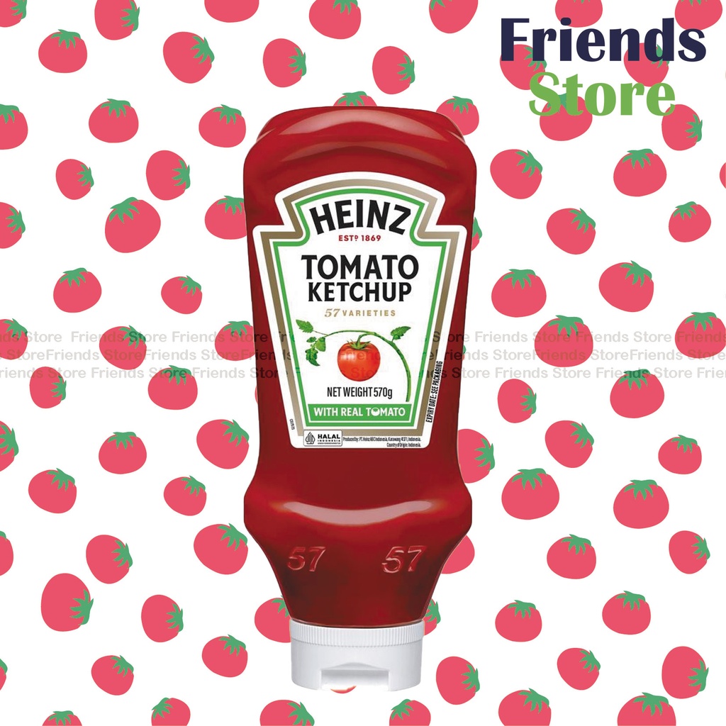 HEINZ - Tomato Ketchup Squeezable (570g) new/old packing randomly distributed