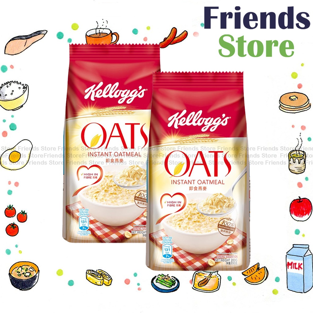 Kellogg's - 袋裝 Instant Oatmeal (200g X 2)