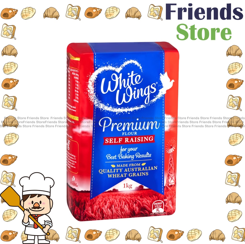 White Wings - Flour Self Raising (1kg X 1) 自發粉 （Random packaging）