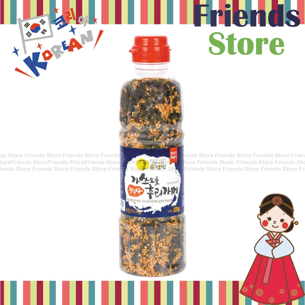 Yoo Kyung Bin - Korea Yoo Kyung-bin Seaweed Seasoning (Bonito鰹魚味) (220g X 1)  (Parallel Imported Goods)