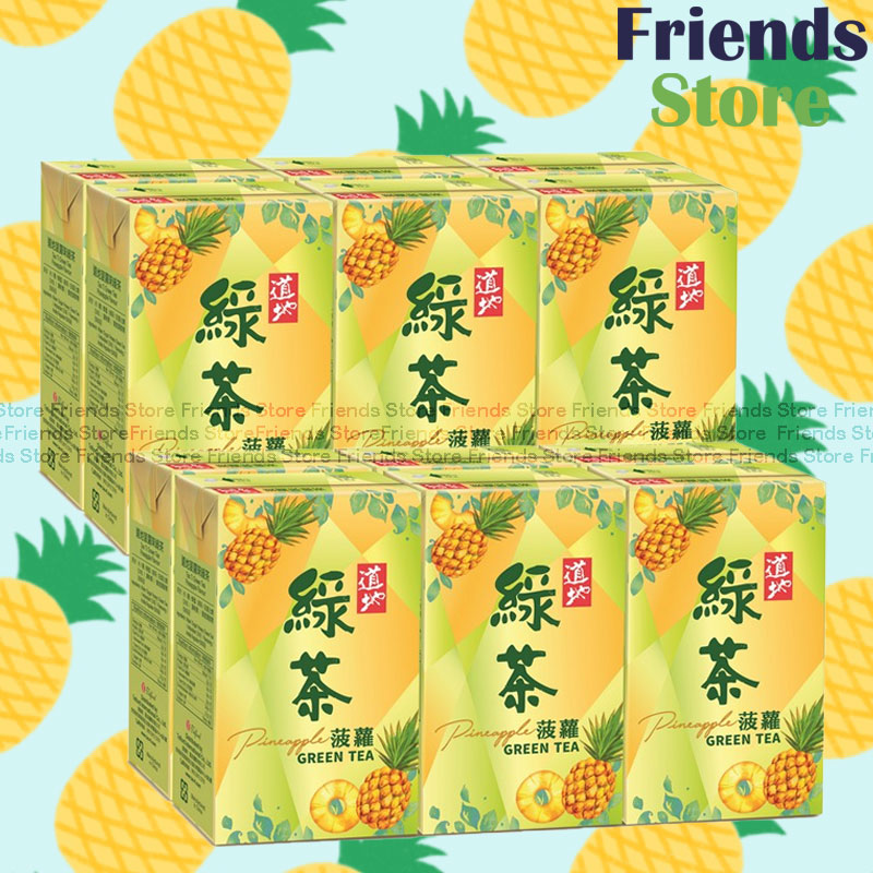 道地 - 紙包裝 菠蘿綠茶 飲品  (250毫升 X 6 X 2)