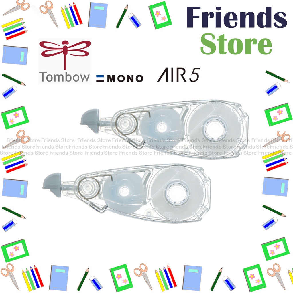 蜻蜓牌 - MONO AIR TOUCH AIR5 改錯帶 替芯 CT-CAR5 (W5mm X L10m) X 2