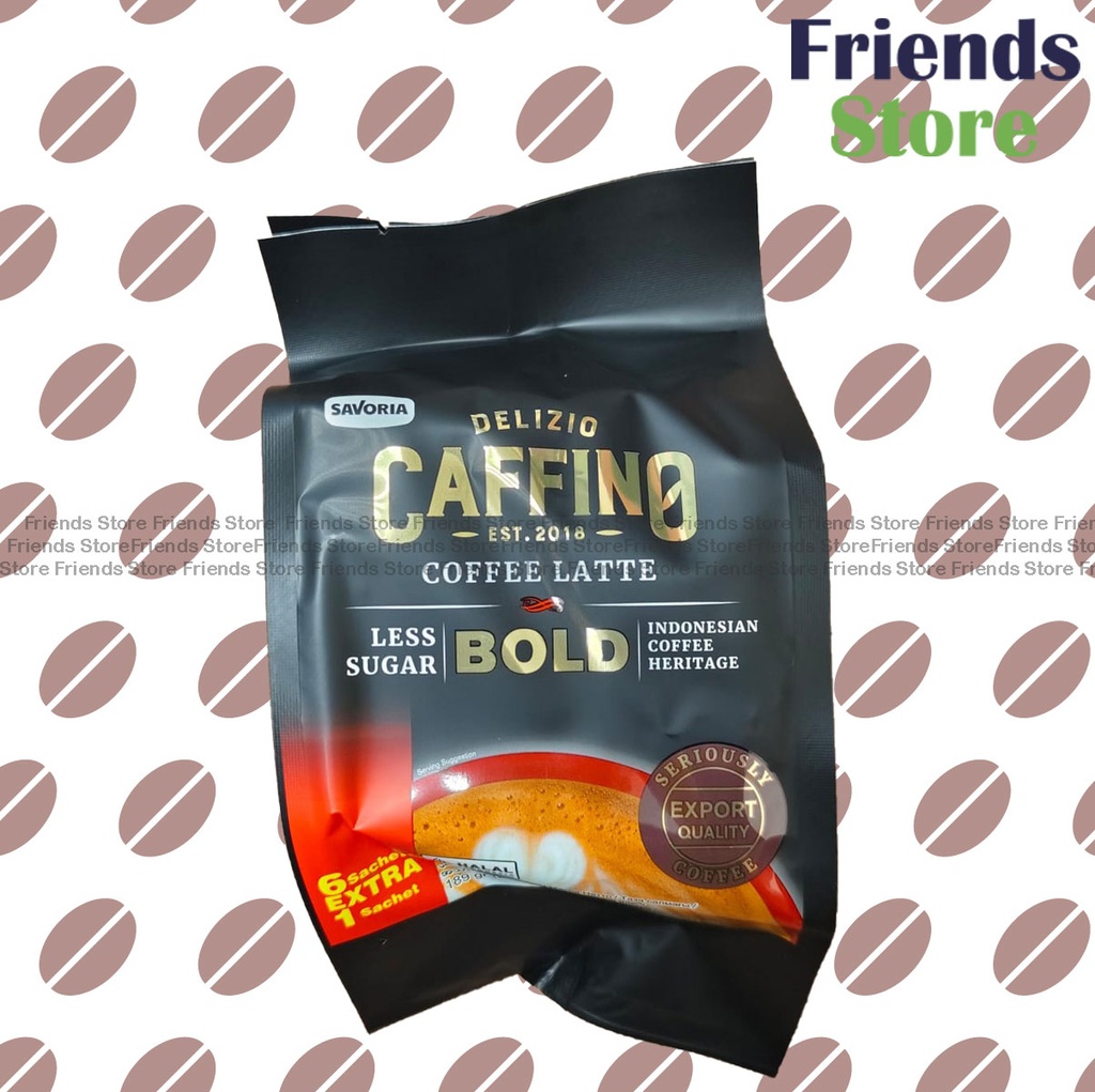 CAFFINO 泡沫咖啡(特濃)  (每袋6小條) (平行進口/包裝隨機發放）