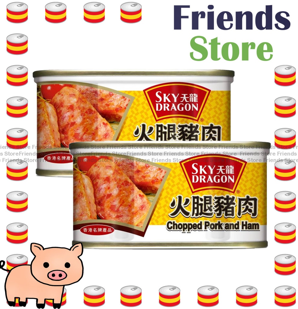 天龍牌 - <細罐裝> 火腿豬肉 / 午餐肉 (198克 x 2)
