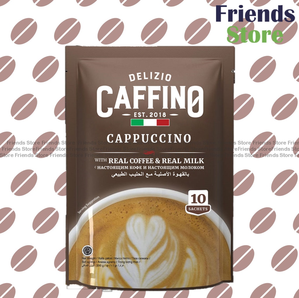 CAFFINO 泡沫咖啡經典 (每袋10小條) (平行進口/包裝隨機發放）