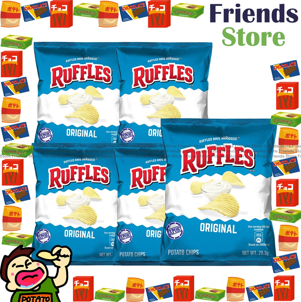 RUFFLES - 原味波浪薯片 (28.3克 X 5)