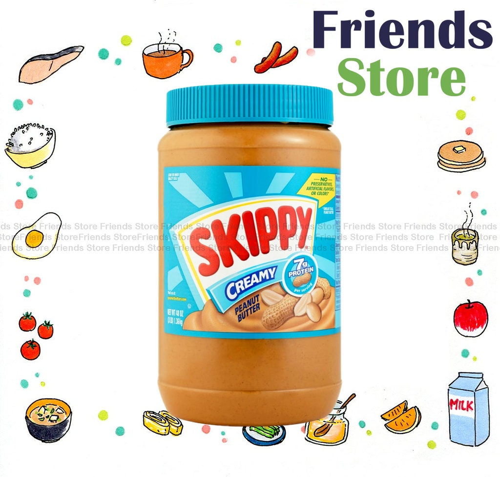 SKIPPY - Peanut Butter Creamy(Green） 48oz x1