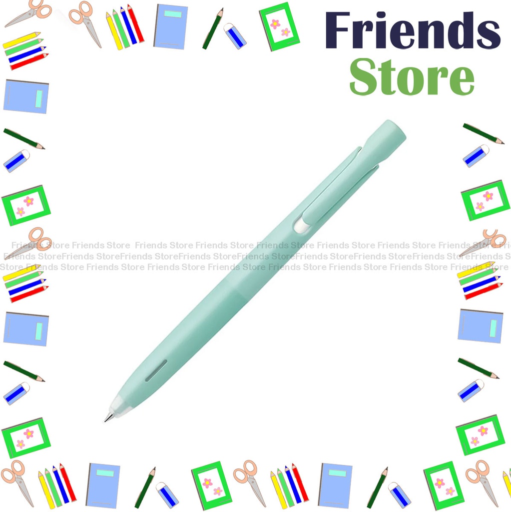 Zebra 斑馬牌 - bLen Single-Colour Emulsion Ink Ball-point Pen 0.7mm Mint Green Barrel-Black Ink (B-BA88-MG)