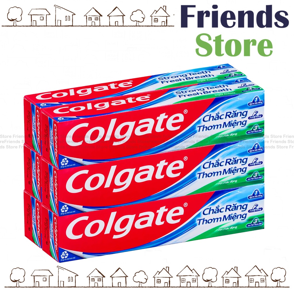 Colgate - Toothpaste (strong teeth; fresh breath) (180g X 6) (Parallel Imported Goods)