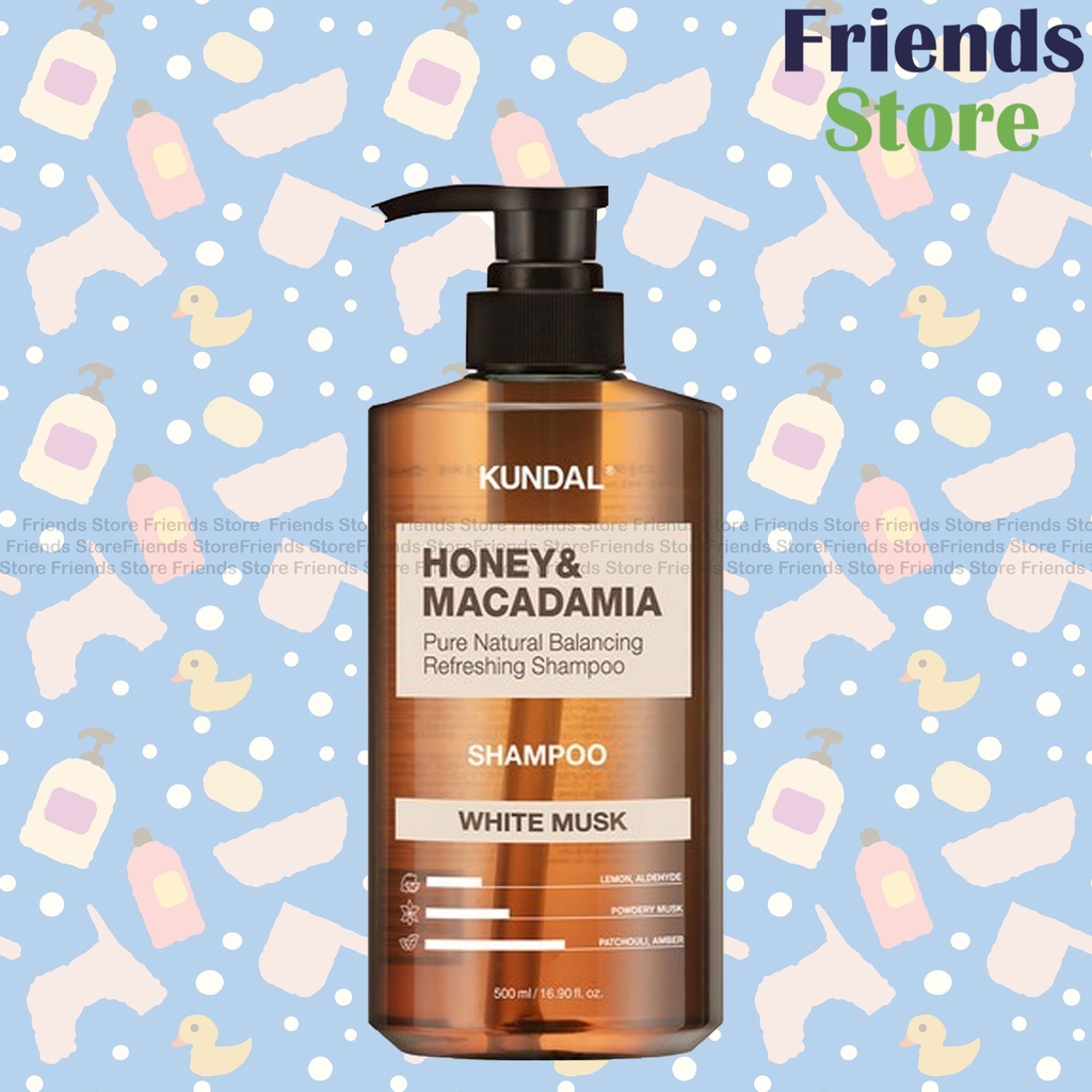 KUNDAL - Honey & Macadamia(White Musk) Shampoo 500ml(774202)