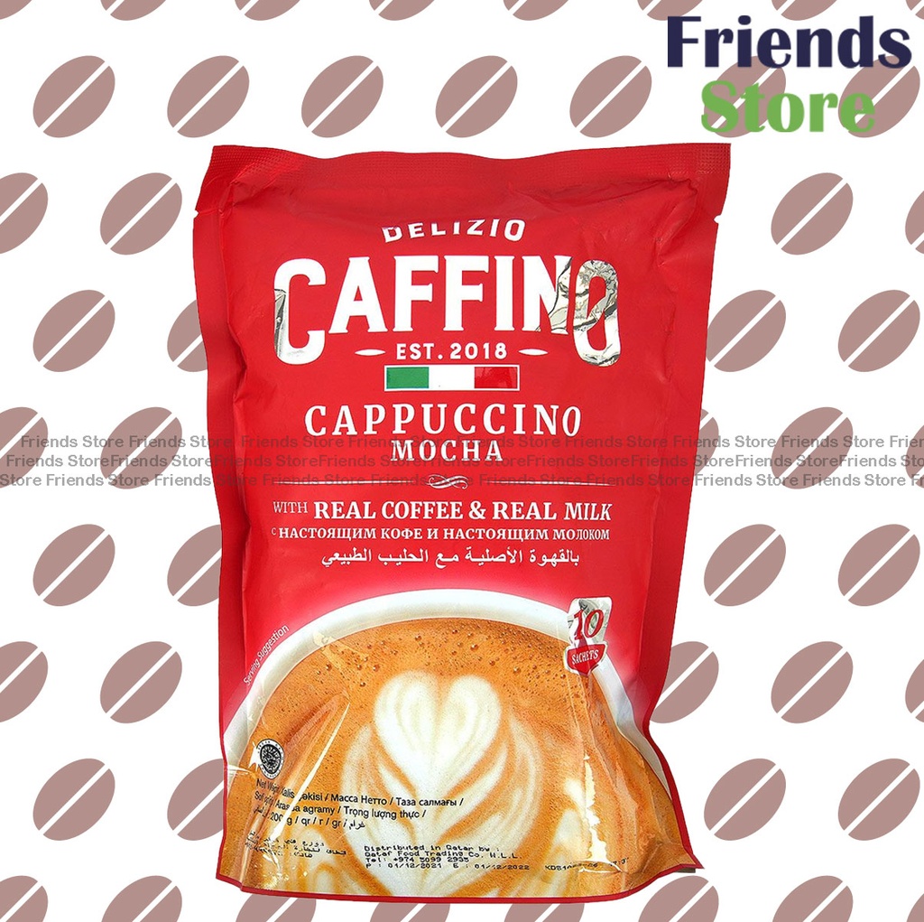 CAFFINO 泡沫拿鐵莫卡mocha咖啡  (每袋10小條) (平行進口/包裝隨機發放）