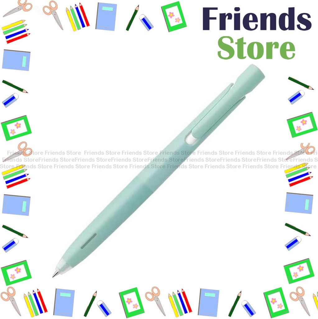 Zebra 斑馬牌 - bLen Single-Colour Emulsion Ink Ball-point Pen 0.5mm Mint Green Barrel-Black Ink  (B-BAS88-MG)