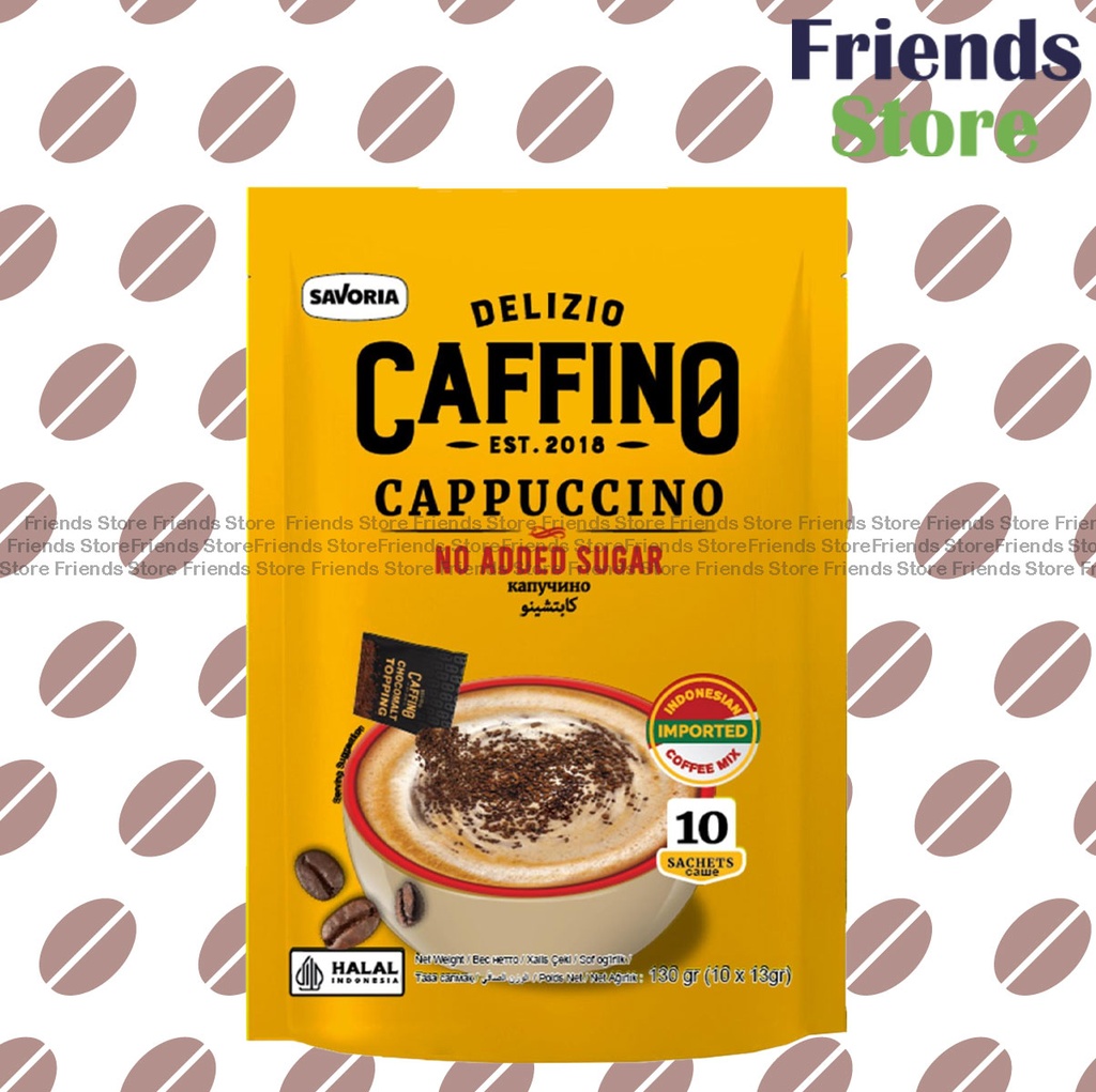 - - Caffino Cappuccino (No Added Sugar) (Pack of 10s)(Parallel Imported Goods)New/Old pkg randomly dist.