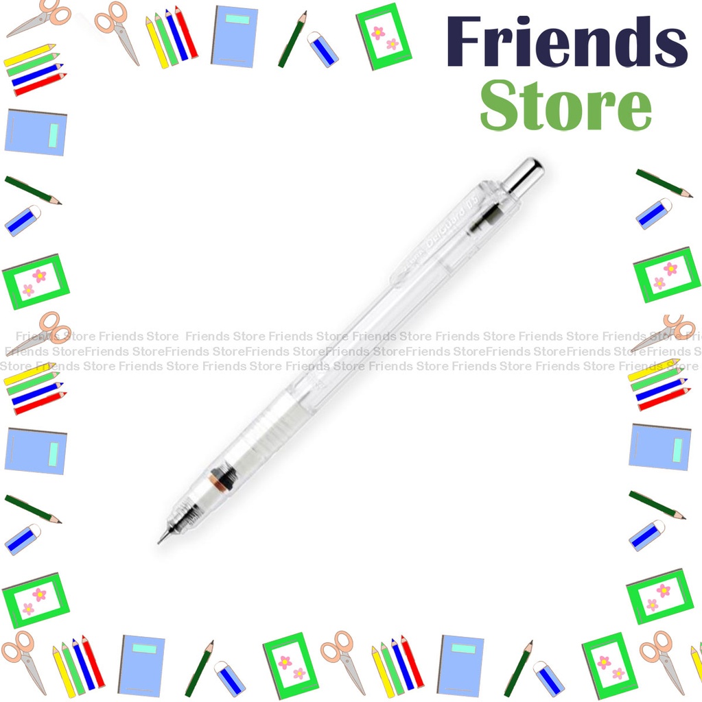 Zebra 斑馬牌 - DelGuard Mechanical Pencil 0.5mm （P-MA85-LG-MC）Matte Clear
