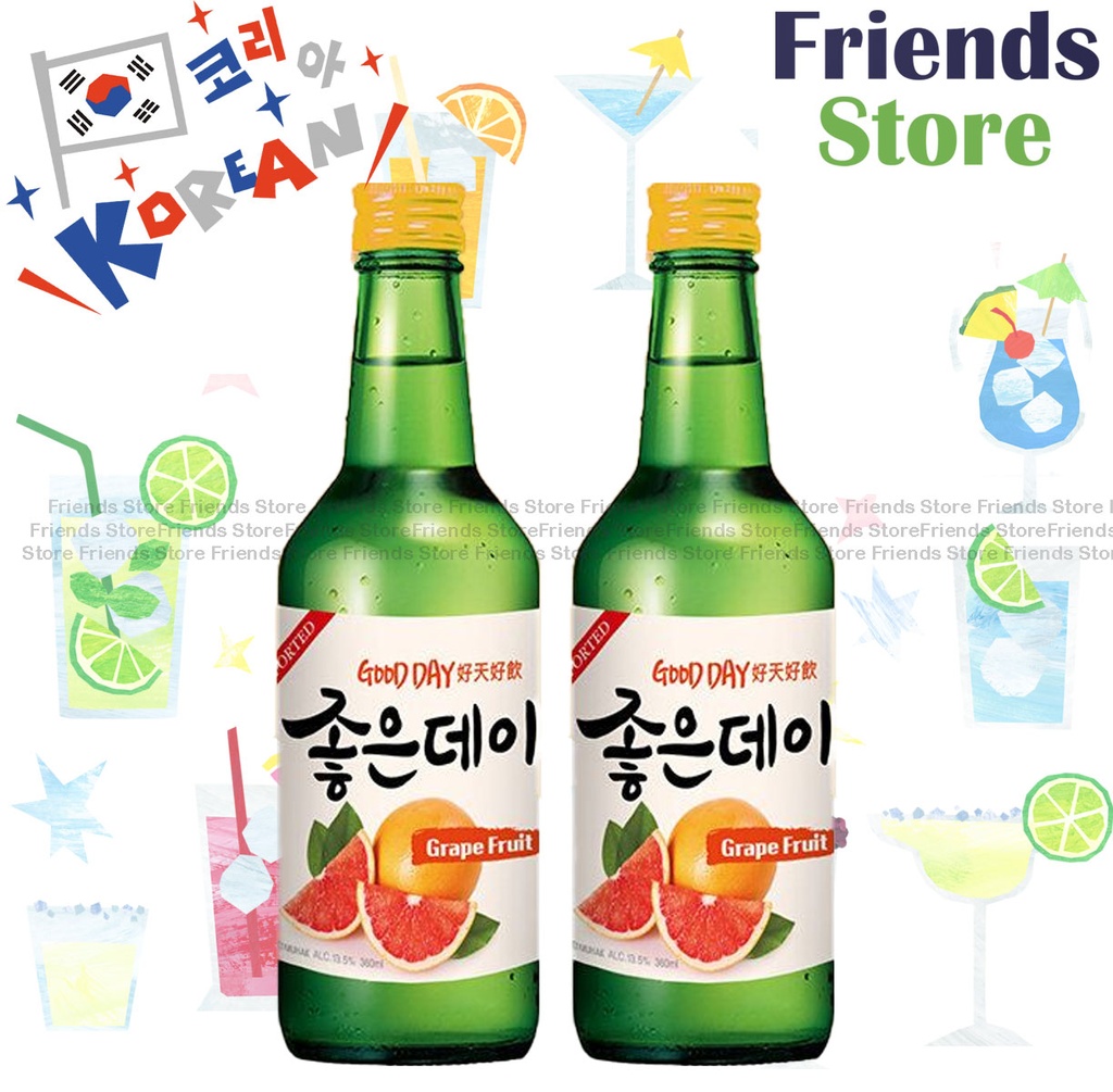 Muhak - Muhak Fruit Soju (Grapefruit Flavor) (360ml X 2)