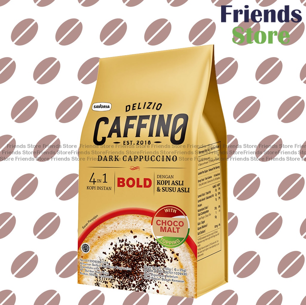 CAFFINO 泡沫咖啡 (特級)  (每袋6+1小條) (平行進口/包裝隨機發放）