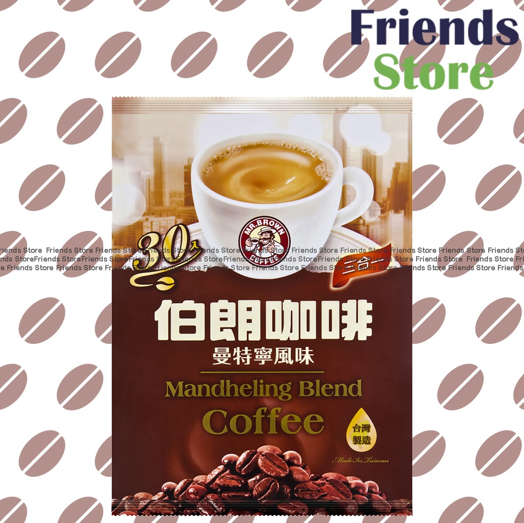 MR. BROWN - Instant Coffee - Mandheling 3 in 1 (Pack of 30s)