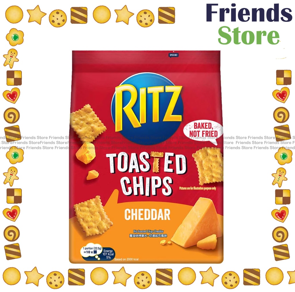 Ritz - 利是烘烤脆片 - 車打芝士味 (229克) 最佳食用日期: 2025年8月15日或之後