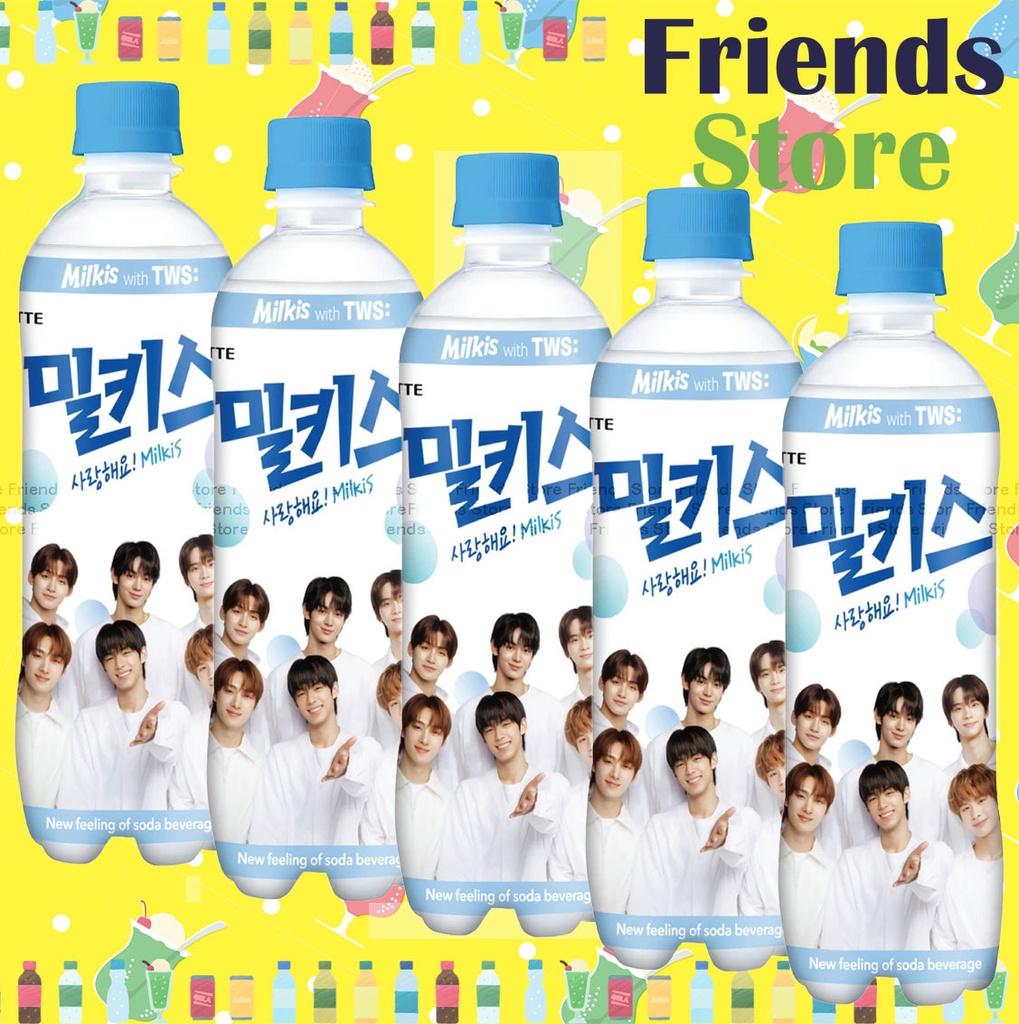 Lotte - <China Ver.> Bottled Milkis Original (500ml X 5)