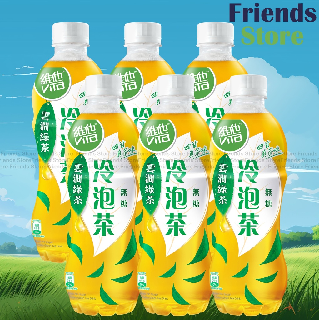 維他 - 冷泡雲澗綠茶飲品 (500毫升 X 6) 新舊包裝隨機發放