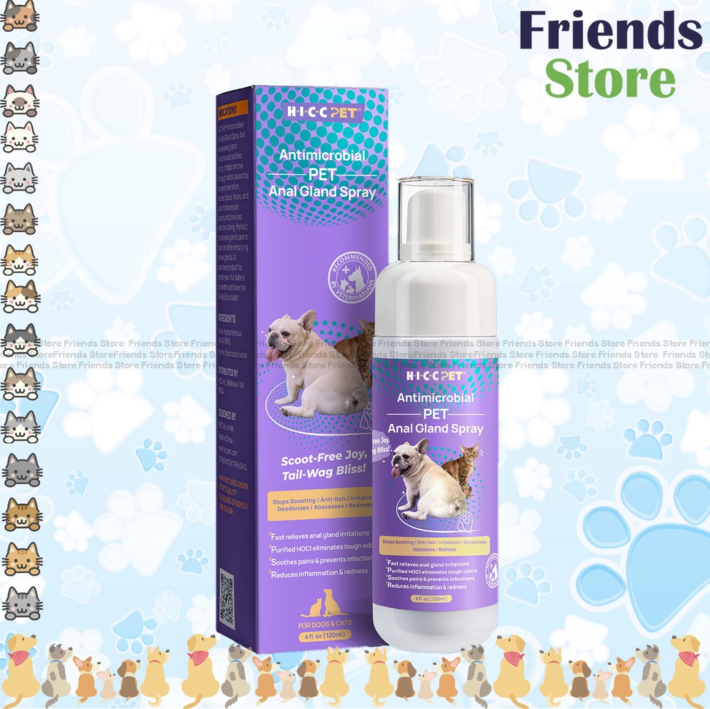 HICC PET - Pet Antimicrobial Anal Gland Spray (120ml)