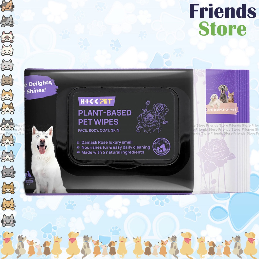 HICC PET - Plant-based pet wipes (100pcs)
