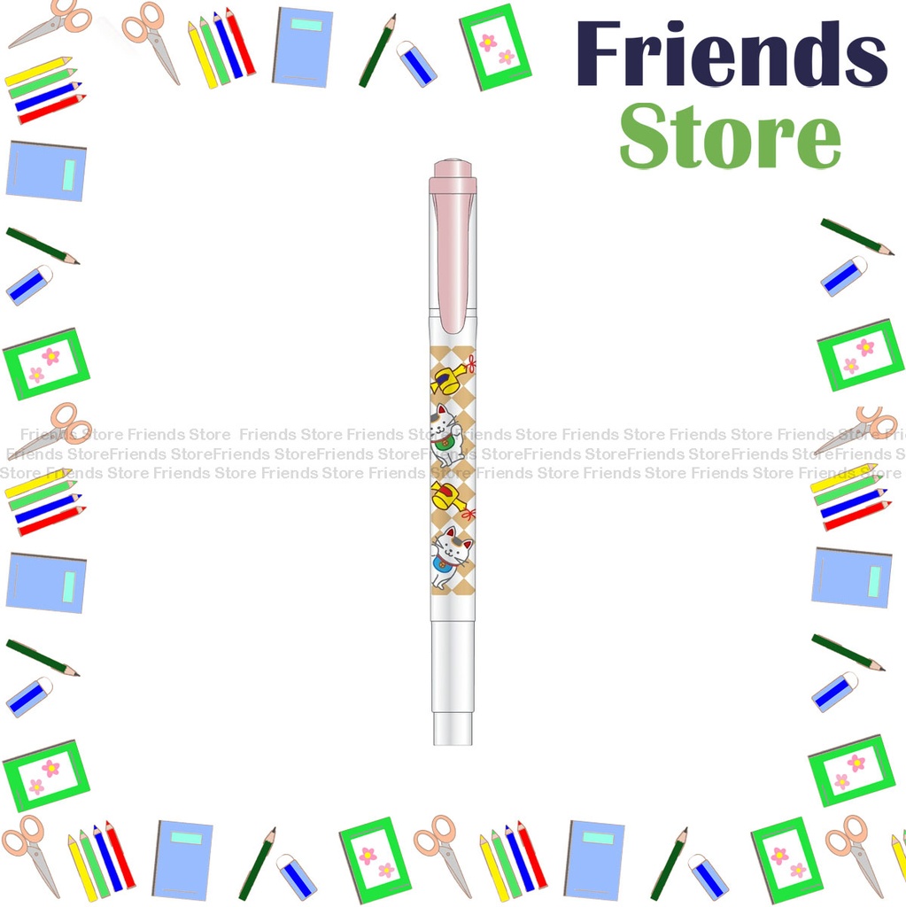 日本斑馬 - 限定版 - MildLiner Brush 日本吉祥物 雙頭軟頭毛筆+螢光筆 WKT7-LCK-MDP