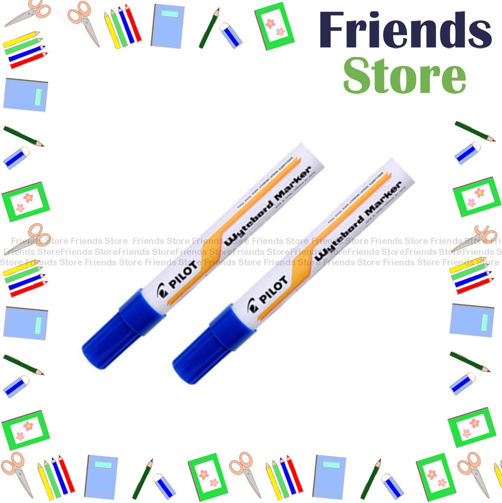 PILOT - Whiteboard Marker - Blue  WBMK-M  X 2