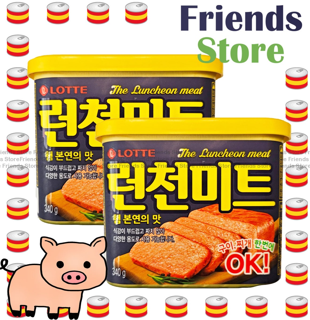 樂天 - 韓國金牌特級午餐肉 (340克 x 2)