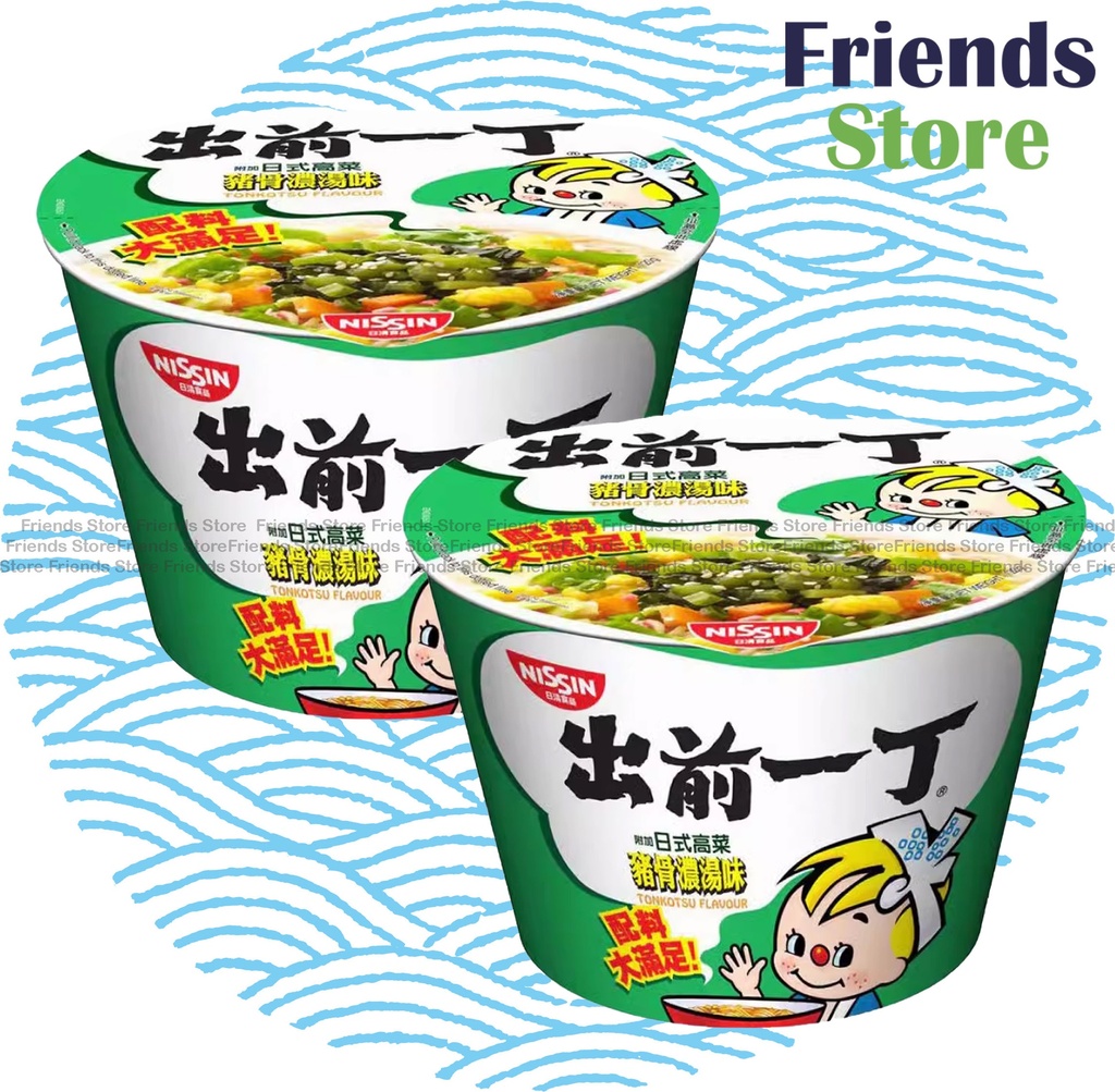日清 - 出前一丁 <碗麵>  豬骨濃湯味  (120克 X 2)