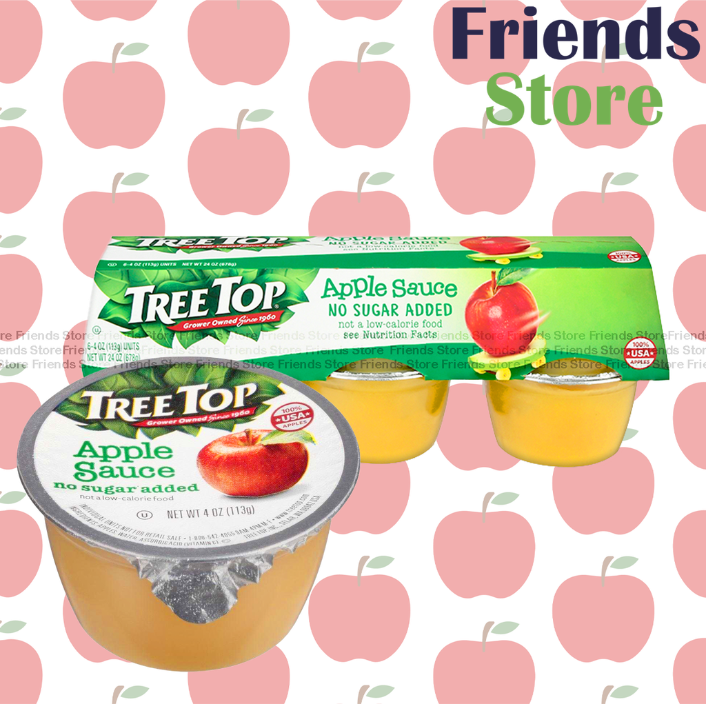 TreeTop - Apple Sauce Original Cups (4oz X 6Cups) (Random Packing)