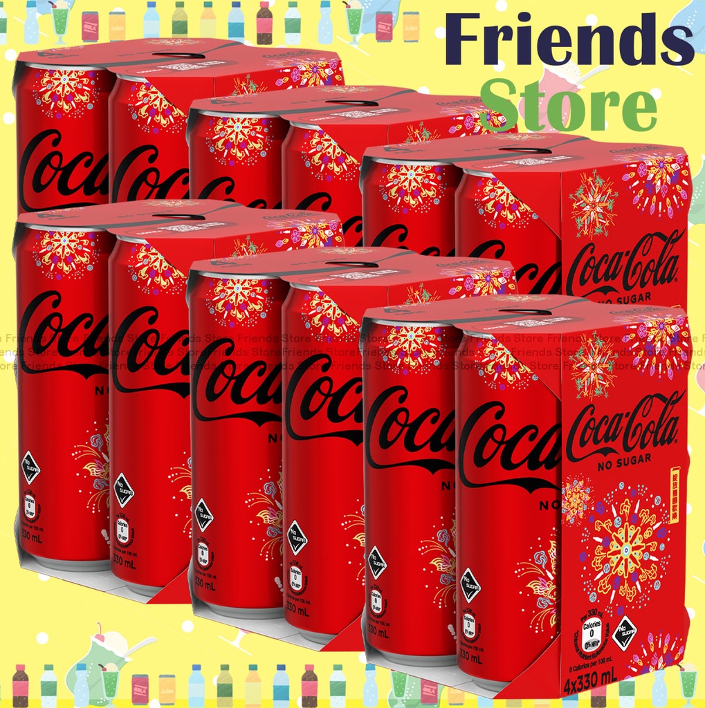 Coca-Cola - [Full Case] ZERO "Tall Can" Cola Drink (330ml X 4 X 6) New/Old packing randomly distributed
