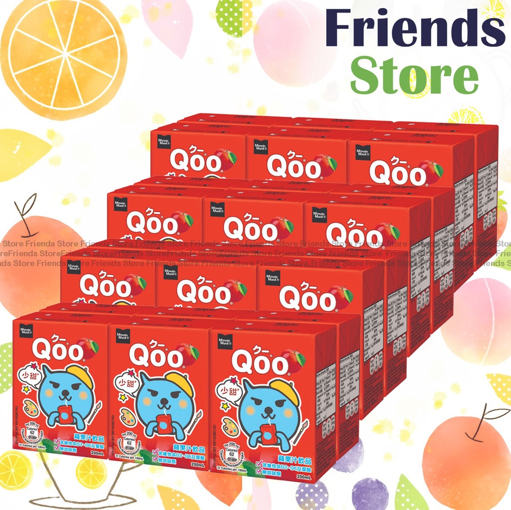 Minute Maid - [Full Case]Qoo Apple Juice Drink (200ML X 6 X 4)