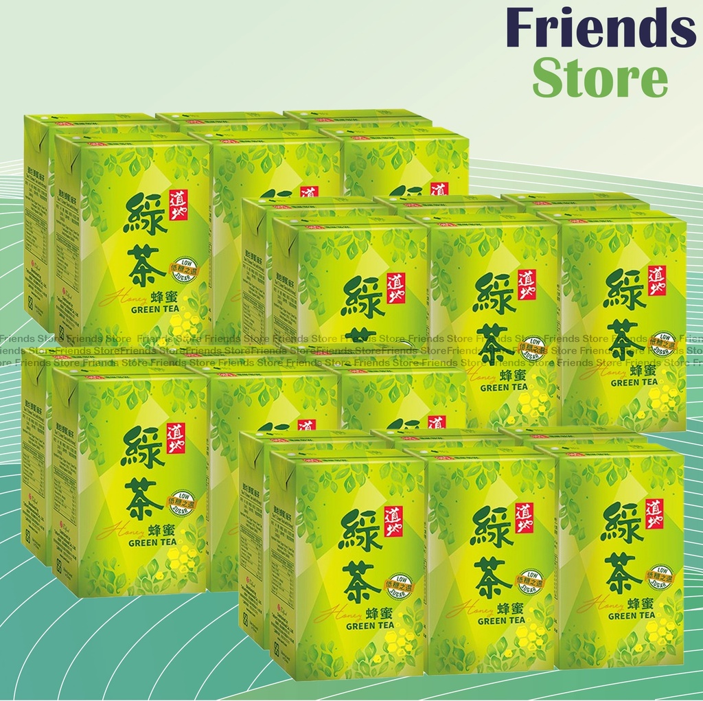 道地 - [原箱] 紙包裝 蜂蜜綠茶 (250毫升 X 6 X 4)