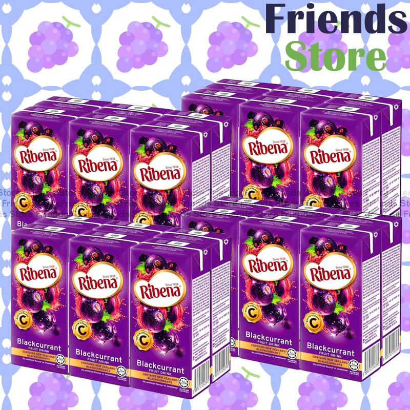Ribena - [Full Case] Boxed Blackcurrant Fruit Drink (200ml X 6 X 4)BBD:on/after 1 AUG 2025