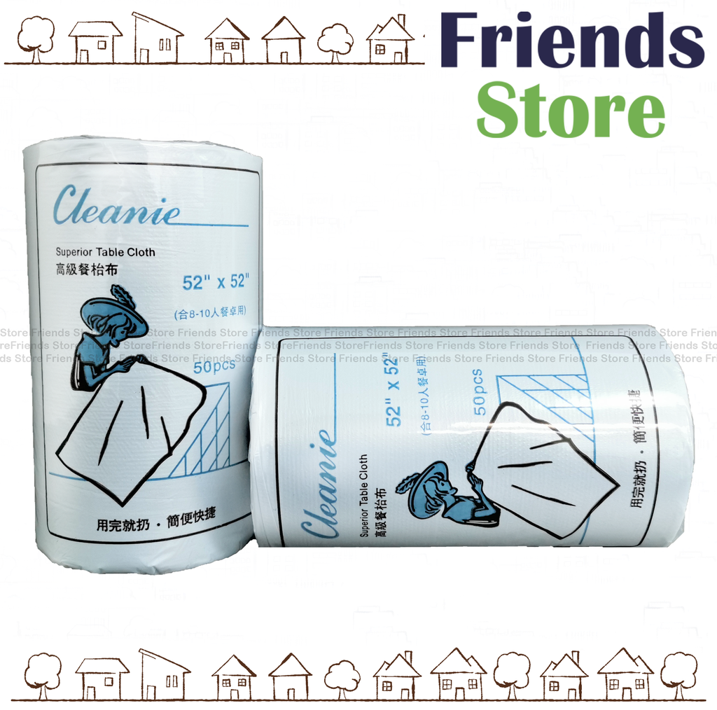 Cleanie - Superior table cloth (52" X 52") X 2