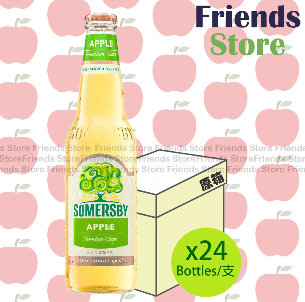 SOMERSBY - [原箱] 玻璃支裝 蘋果酒 (330毫升 x 24) 
