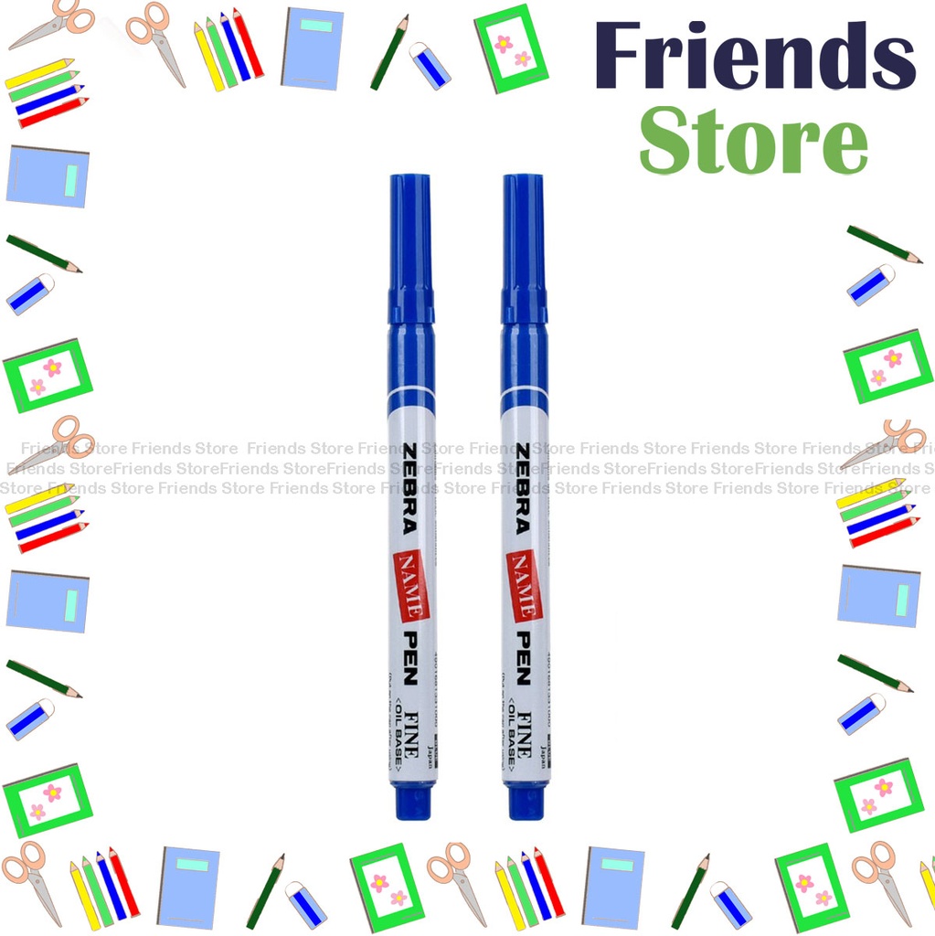 Zebra 斑馬牌 - Name Pen 1.0mm Blue [2pcs]