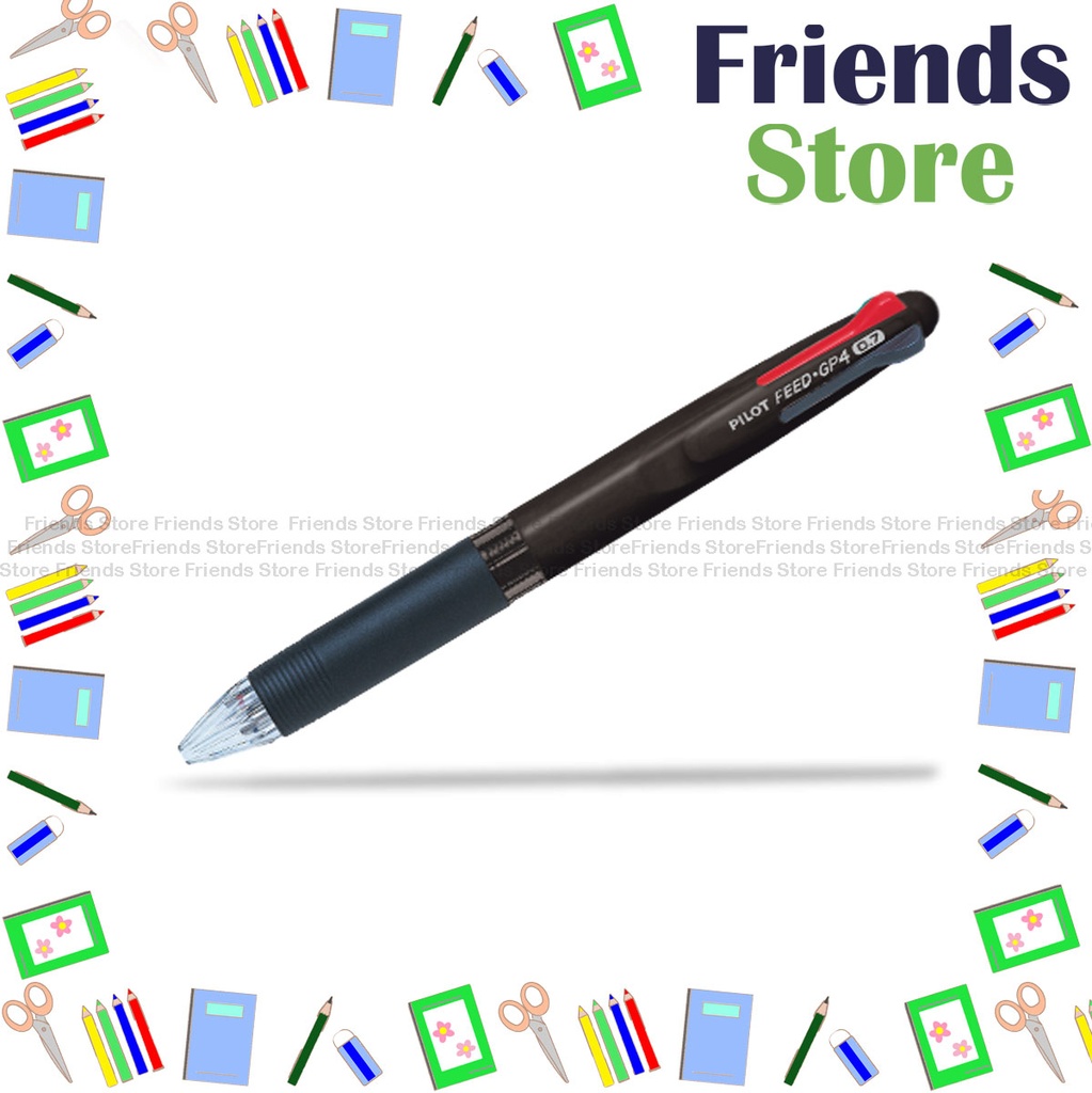 PILOT - 4-Colour Multi-Function Pen Feed GP4 0.7mm (Barrel Colors randomly assigned)