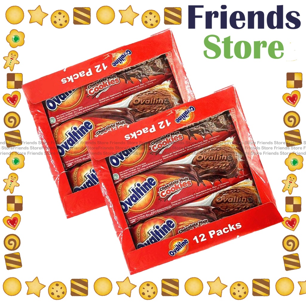 Ovaltine - Chocolate Malt Cream Cookies (288g X 2)  (Parallel Imported Goods) (Random Packing)