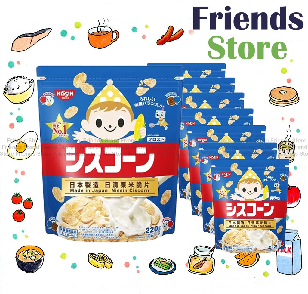 Nissin - [Full Case] Cisco Ciscorn Frost Flavour  香甜味 (220g X 8)