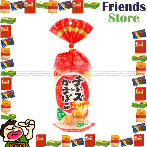 [4129L7] Natori - Cheese Fish Sausage in Chili (Spicy Flv) (8s/bag)   (Parallel Imported) BBD: 10 JUL 2025