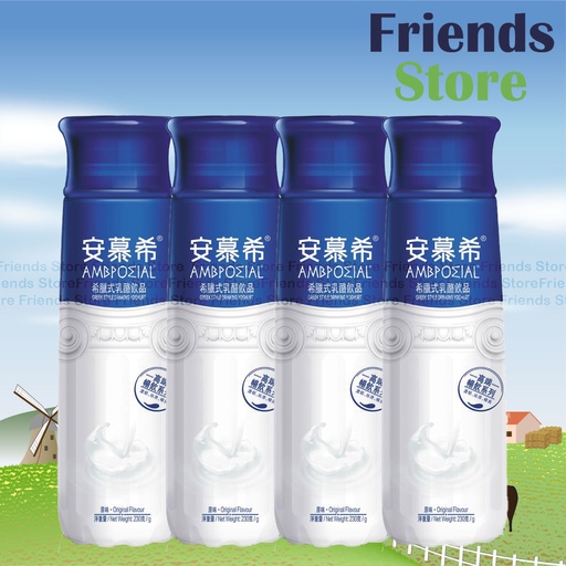 [4001731] AMBROSIAL - Greek Style Original Flavour 原味 Drinking Yoghurt Drink (230g X 4) *Exp. Date: on/after 25 AUG 25