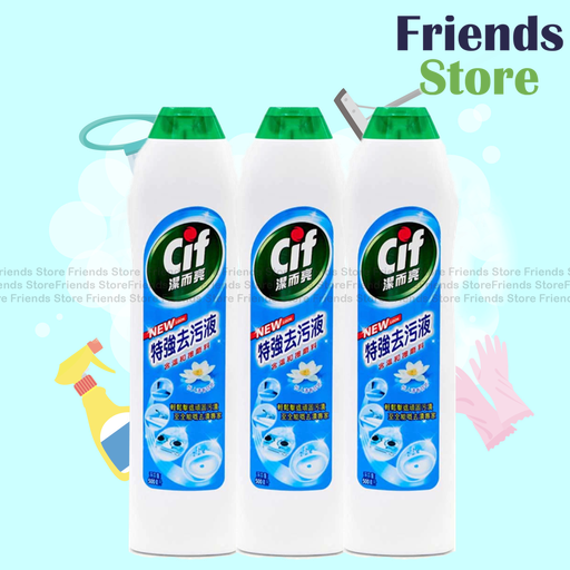 [240041] Cif - (3支) Powerful Cream Cleanser - Floral 500ml X 3