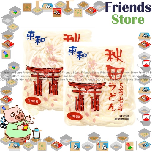 [400788D] 東和食品 - 秋田烏冬 (200克 X 2)