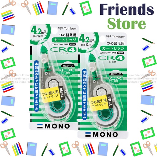[19008] Tombow - CT-CR4 Correction Refill 4.2mm x 12m [x 2pcs]